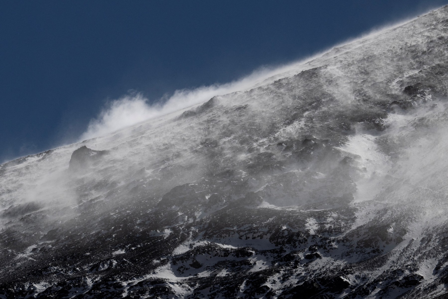 Snow-covered peaks of the Andes Mountains in Calingasta, Argentina, on April 21, 2026.